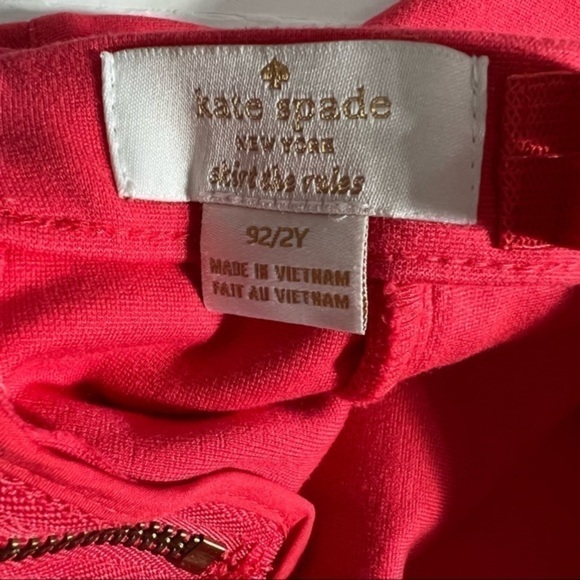 Kate Spade-Girls Skirt with adjustable waist- Size 2 years- Color Red - Picture 7 of 8